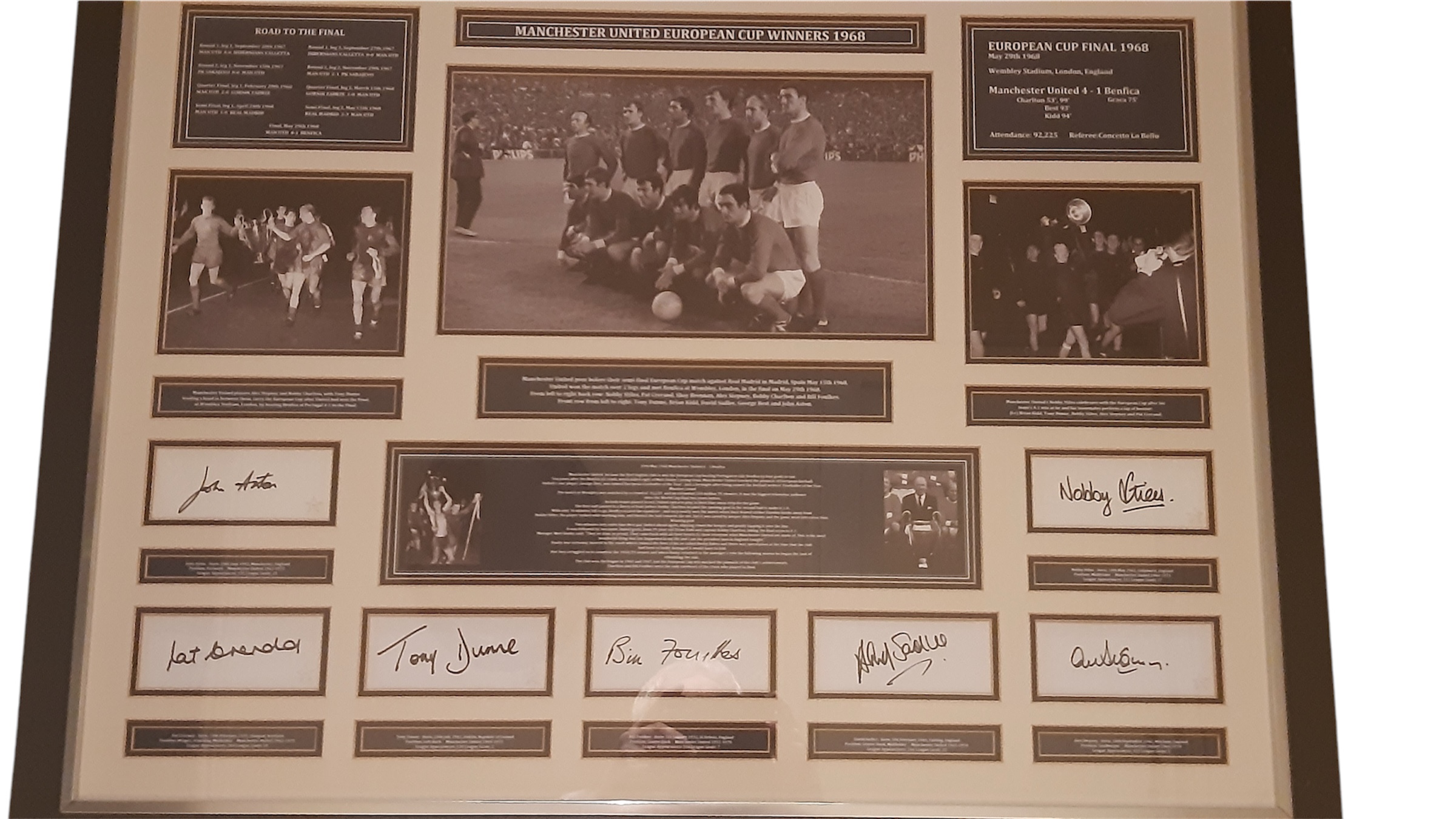 Manchester United Montage – European Cup Winners 1968